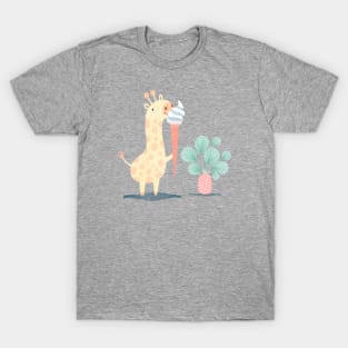 Ice cream giraffe T-Shirt